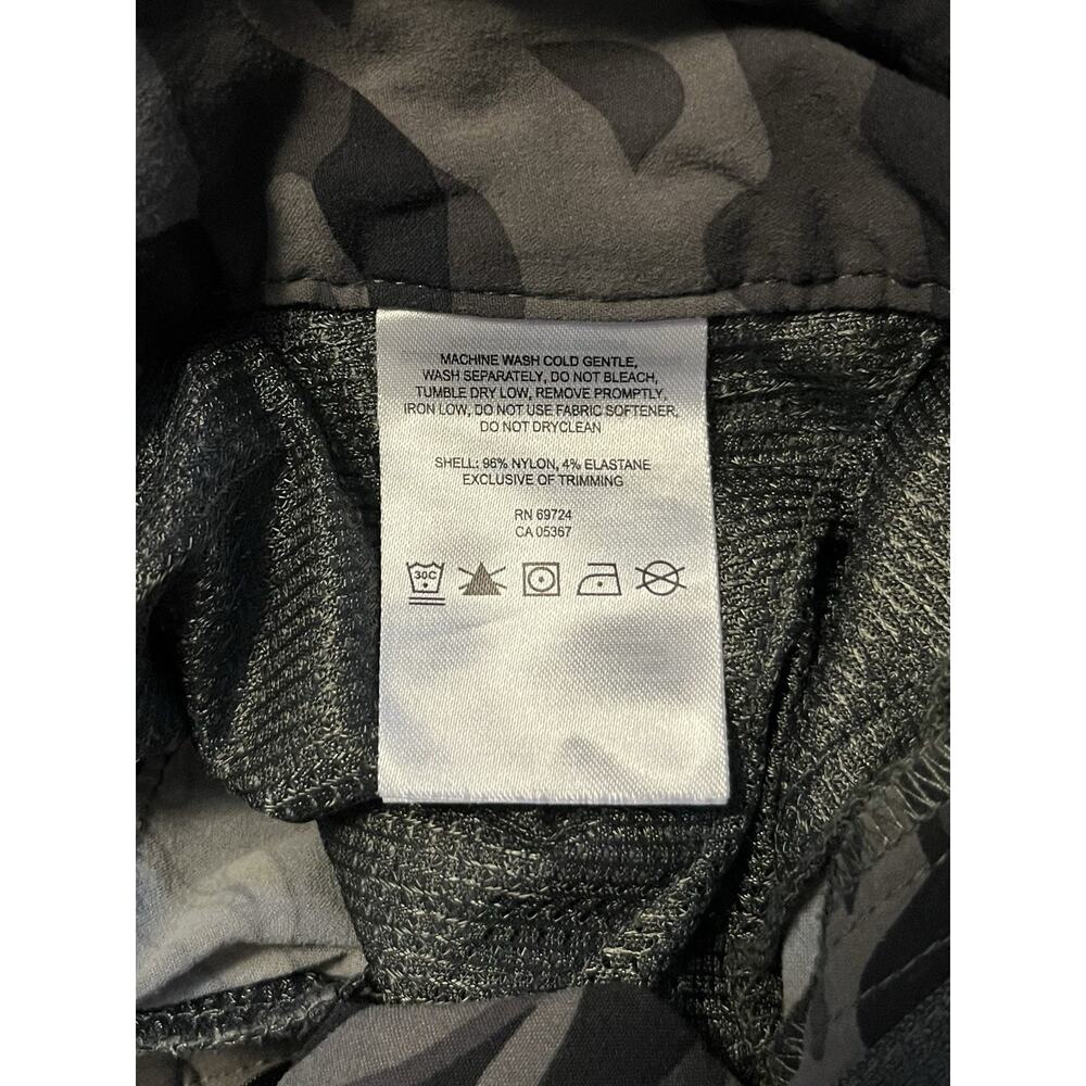 Columbia Camo Pants Womens 4 Green Hiking Utility Trail Omni-Shield Roll Tab Hem - Picture 9 of 14